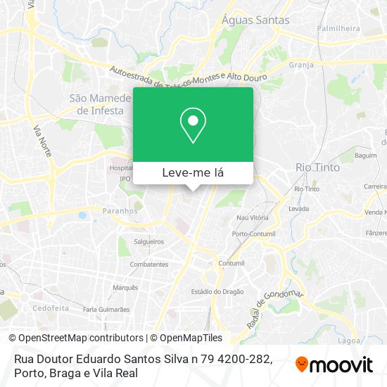 Rua Doutor Eduardo Santos Silva n 79 4200-282 mapa