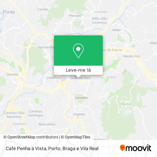 Café Penha à Vista mapa