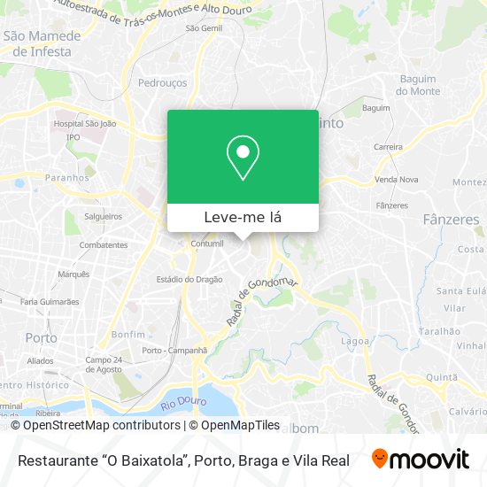 Restaurante “O Baixatola” mapa