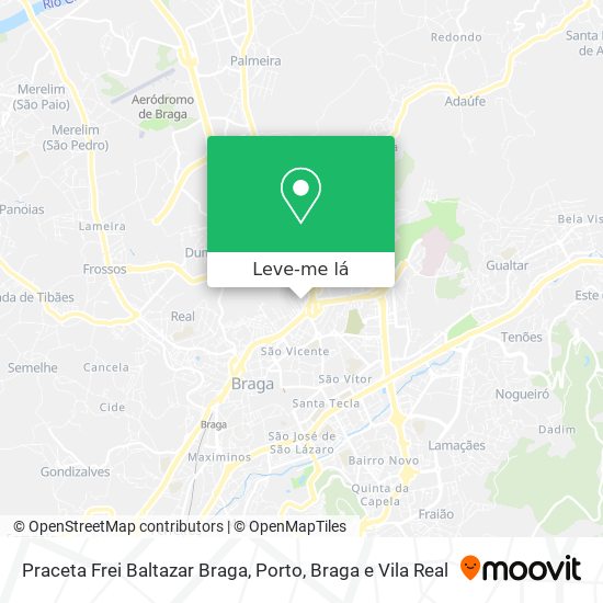 Praceta Frei Baltazar Braga mapa