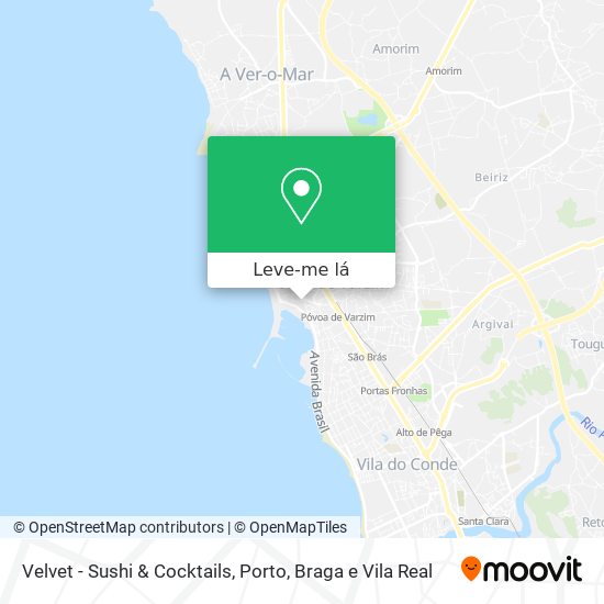 Velvet - Sushi & Cocktails mapa