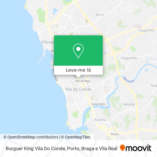 Burguer King Vila Do Conde mapa