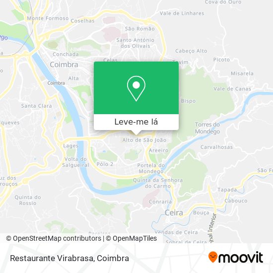 Restaurante Virabrasa mapa