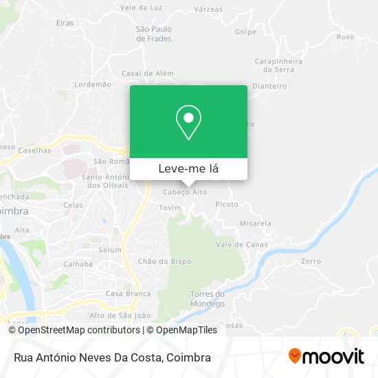 Rua António Neves Da Costa mapa