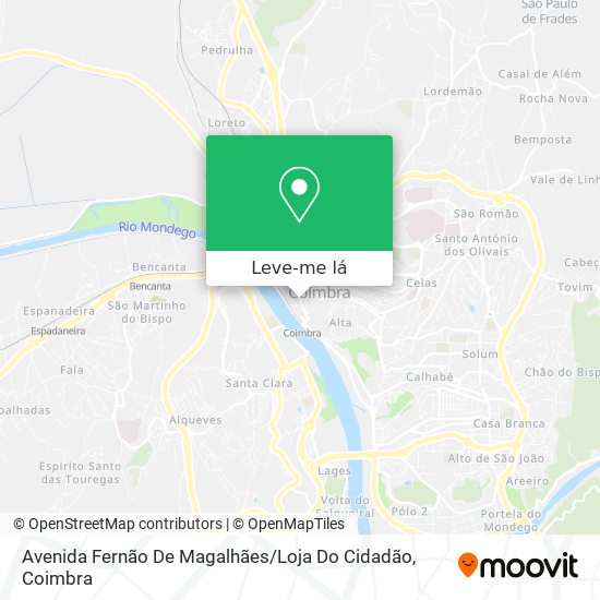 Avenida Fernão De Magalhães / Loja Do Cidadão mapa