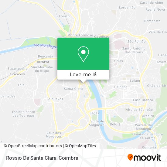 Rossio De Santa Clara mapa