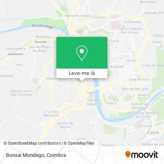Bonsai Mondego mapa
