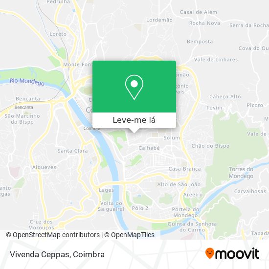 Vivenda Ceppas mapa