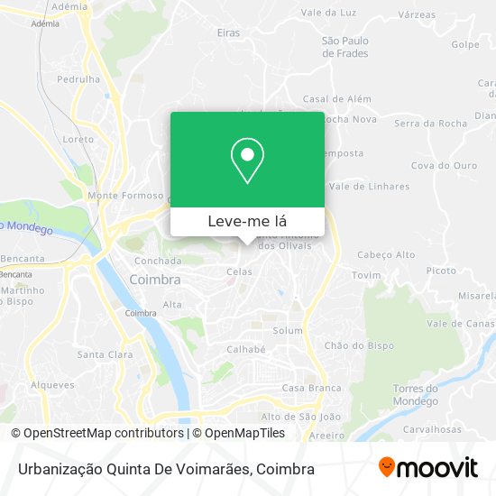 Urbanização Quinta De Voimarães mapa