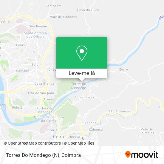 Torres Do Mondego (N) mapa