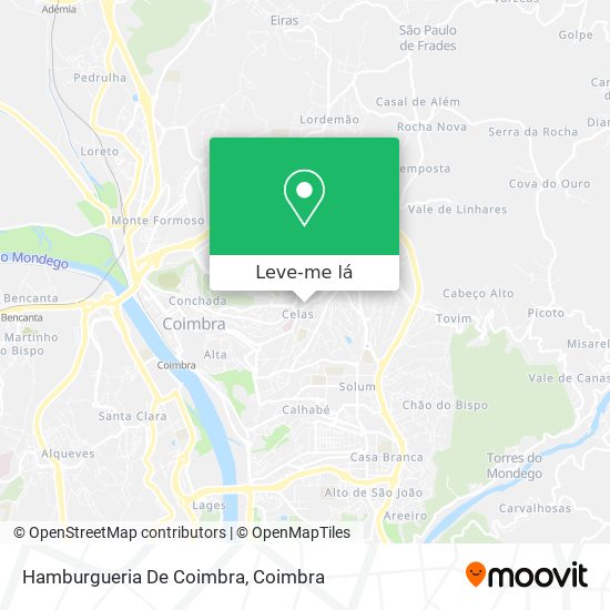 Hamburgueria De Coimbra mapa