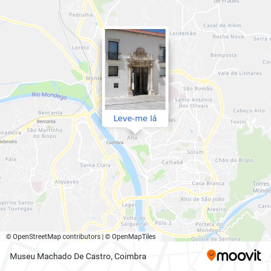 Museu Machado De Castro mapa