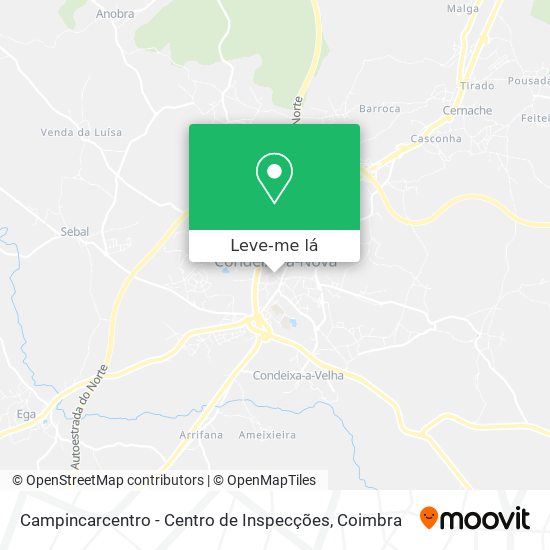 Campincarcentro - Centro de Inspecções mapa