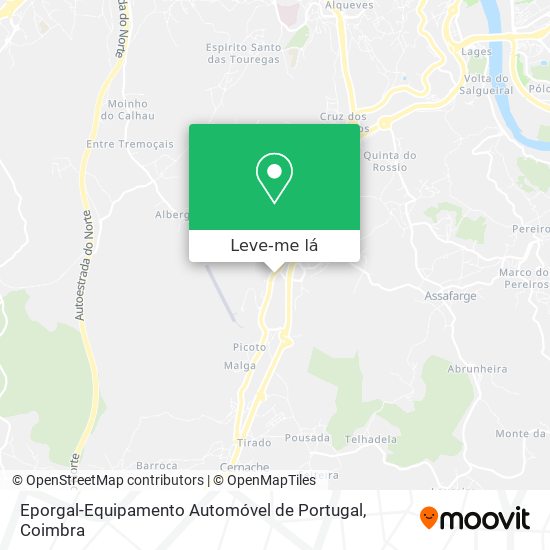 Eporgal-Equipamento Automóvel de Portugal mapa