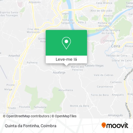 Quinta da Fontinha mapa
