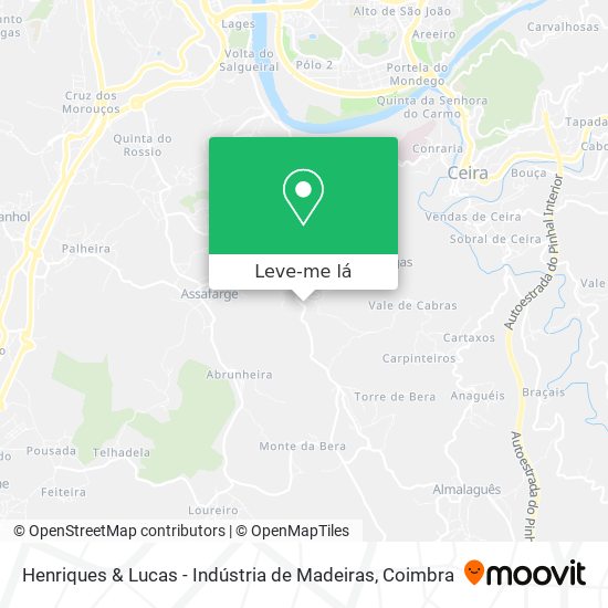 Henriques & Lucas - Indústria de Madeiras mapa
