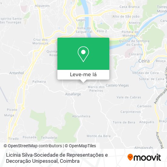Licínia Silva-Sociedade de Representações e Decoração Unipessoal mapa