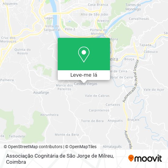 Associação Cognitária de São Jorge de Milreu mapa