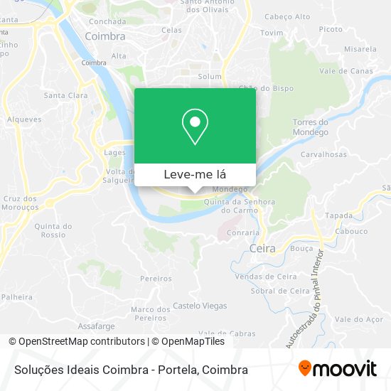 Soluções Ideais Coimbra - Portela mapa