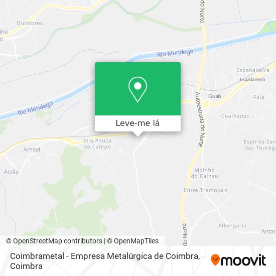 Coimbrametal - Empresa Metalúrgica de Coimbra mapa