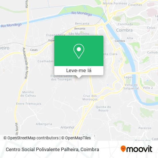 Centro Social Polivalente Palheira mapa