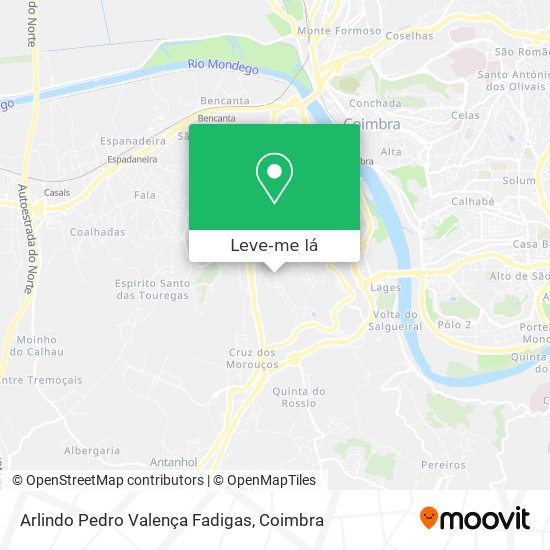 Arlindo Pedro Valença Fadigas mapa