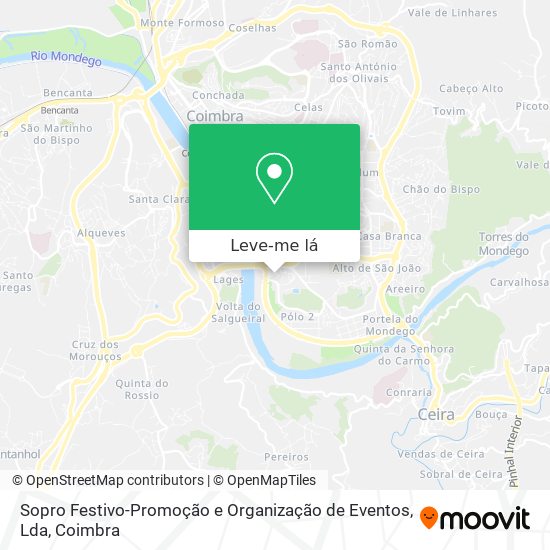 Sopro Festivo-Promoção e Organização de Eventos, Lda mapa