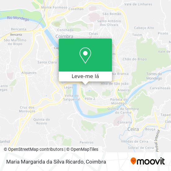 Maria Margarida da Silva Ricardo mapa