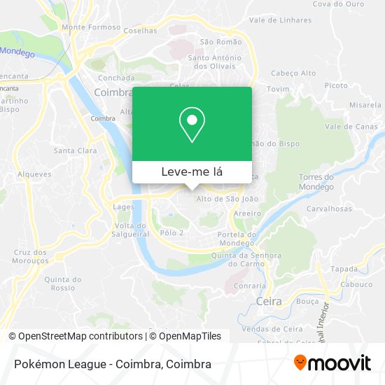 Pokémon League - Coimbra mapa