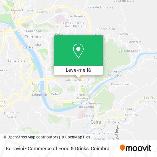 Beiravini - Commerce of Food & Drinks mapa
