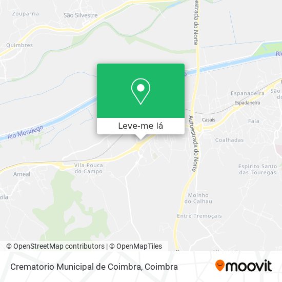 Crematorio Municipal de Coimbra mapa