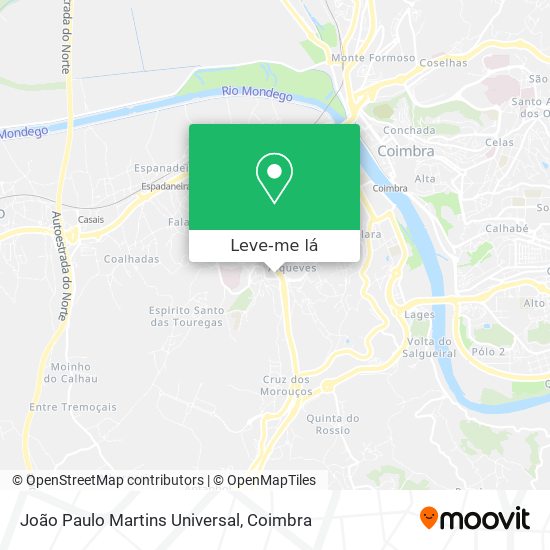 João Paulo Martins Universal mapa