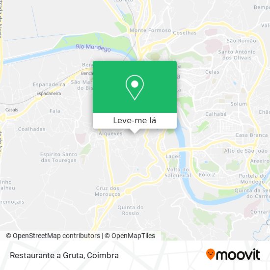 Restaurante a Gruta mapa