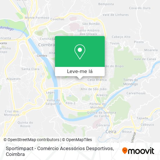 Sportimpact - Comércio Acessórios Desportivos mapa