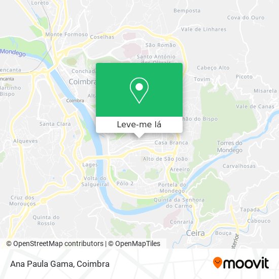 Ana Paula Gama mapa