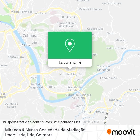 Miranda & Nunes-Sociedade de Mediação Imobiliaria, Lda mapa