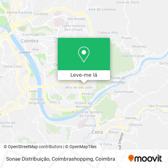 Sonae Distribuição, Coimbrashopping mapa