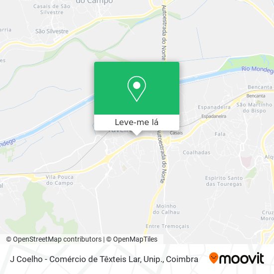 J Coelho - Comércio de Têxteis Lar, Unip. mapa