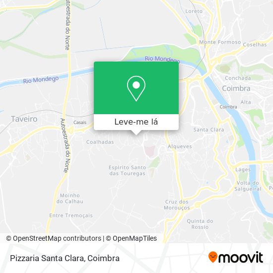 Pizzaria Santa Clara mapa