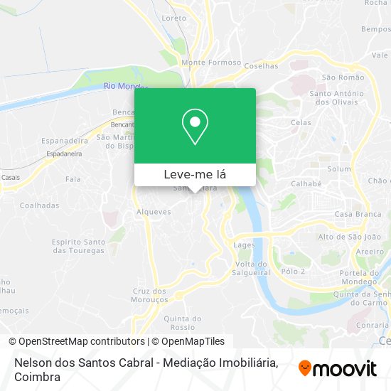 Nelson dos Santos Cabral - Mediação Imobiliária mapa