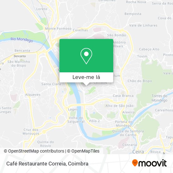 Café Restaurante Correia mapa