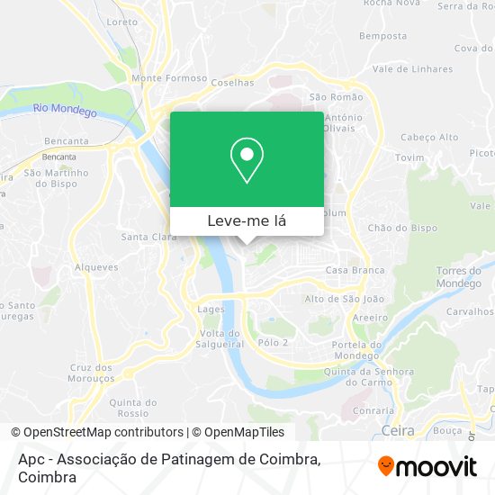 Apc - Associação de Patinagem de Coimbra mapa