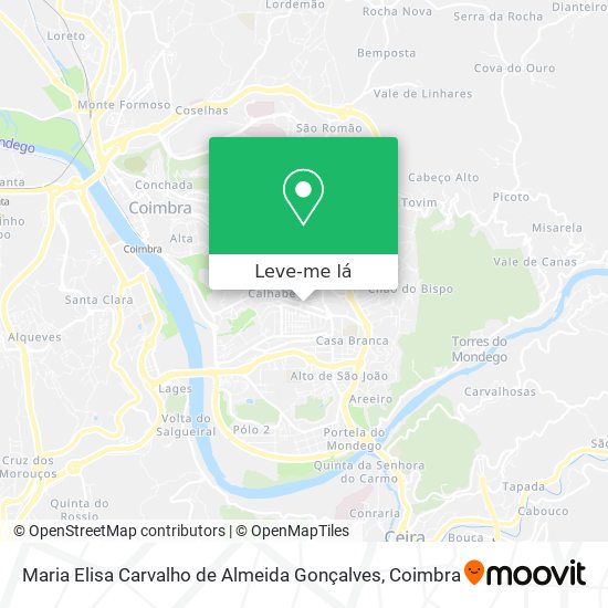 Maria Elisa Carvalho de Almeida Gonçalves mapa