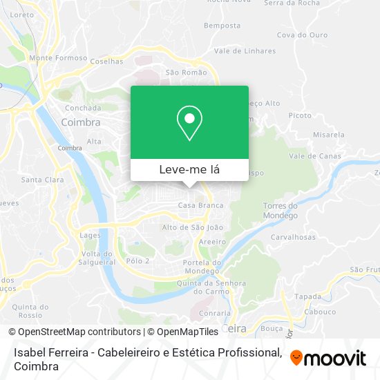 Isabel Ferreira - Cabeleireiro e Estética Profissional mapa