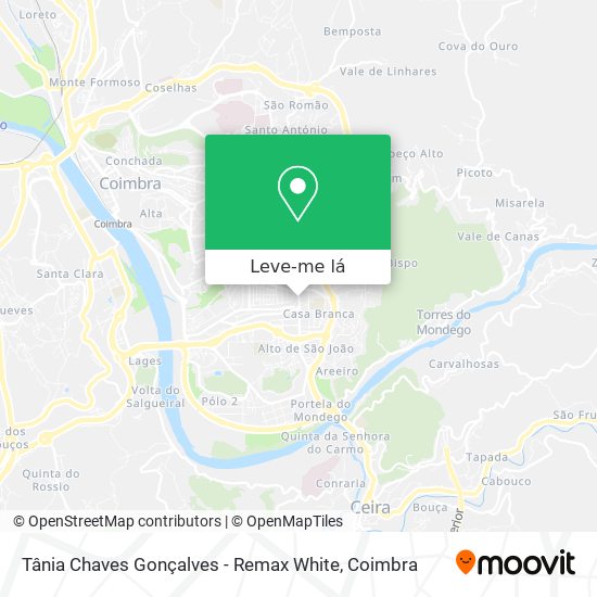 Tânia Chaves Gonçalves - Remax White mapa