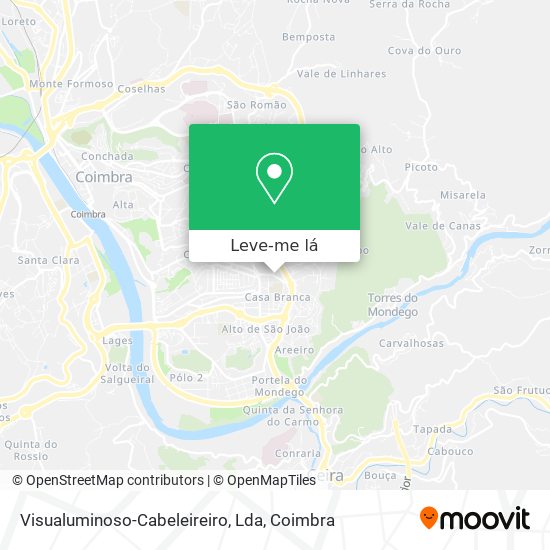 Visualuminoso-Cabeleireiro, Lda mapa