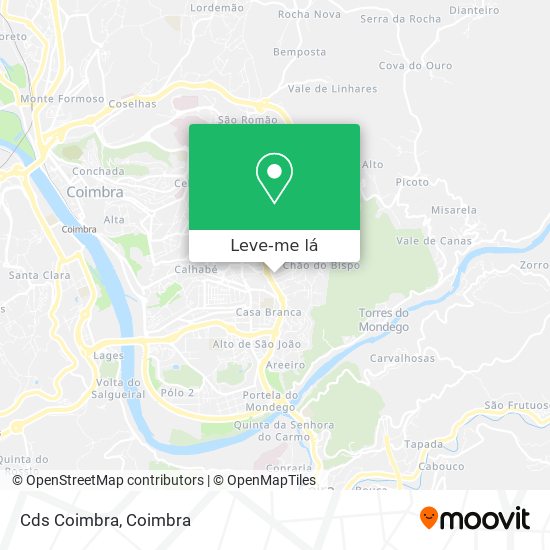 Cds Coimbra mapa
