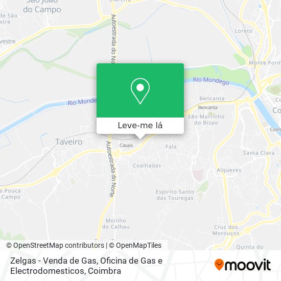 Zelgas - Venda de Gas, Oficina de Gas e Electrodomesticos mapa