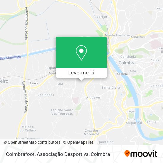 Coimbrafoot, Associação Desportiva mapa