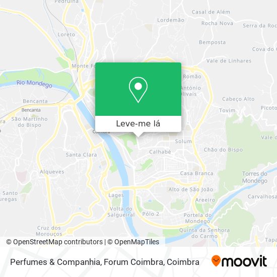 Perfumes & Companhia, Forum Coimbra mapa